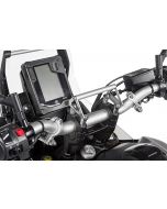 Platine adaptatrice pour montage GPS sur bride de guidon avec vis spéciales pour rehausse du guidon 20 mm, Yamaha Tenere 700 pour systèmes de navigation