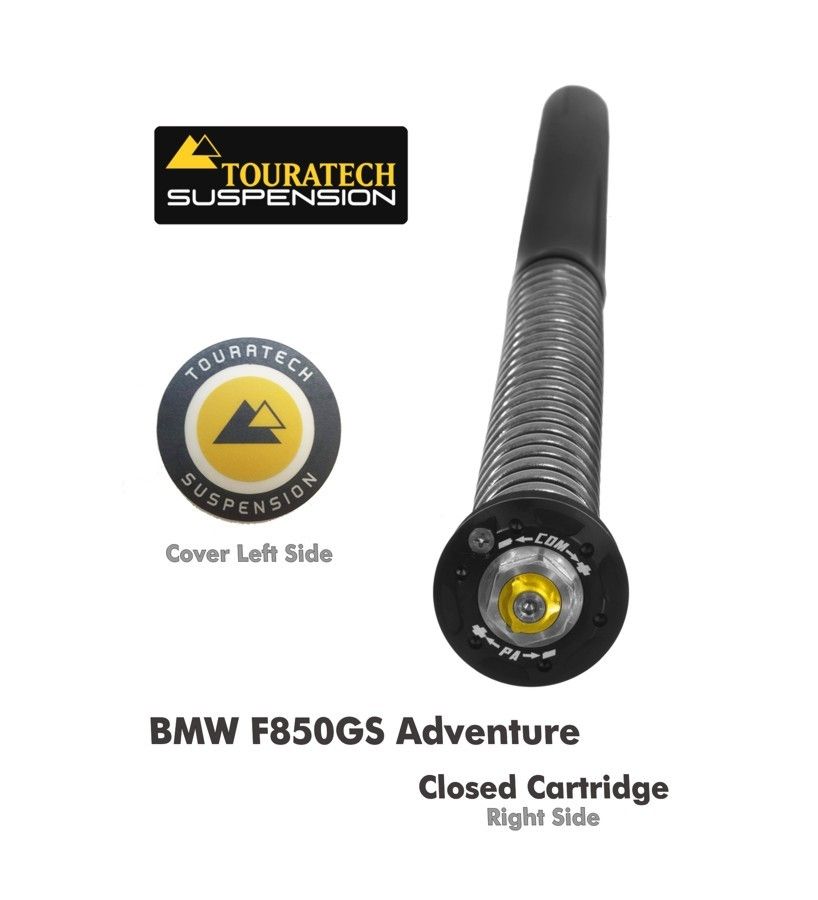Closed Cartridge de Touratech Suspension pour BMW F850GS Adventure à partir  de 2019