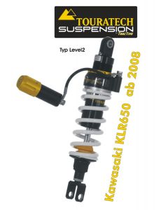 Touratech Suspension ressort-amortisseur pour Kawasaki KLR650 a partir de 2008 de type Level2/ExploreHP