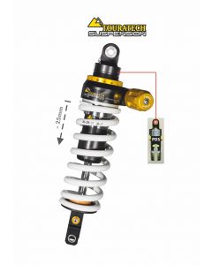 Ressort-amortisseur Touratech Suspension -35mm pour la Yamaha 700 Tenere à partir de 2019 Type Explore HP/PDS